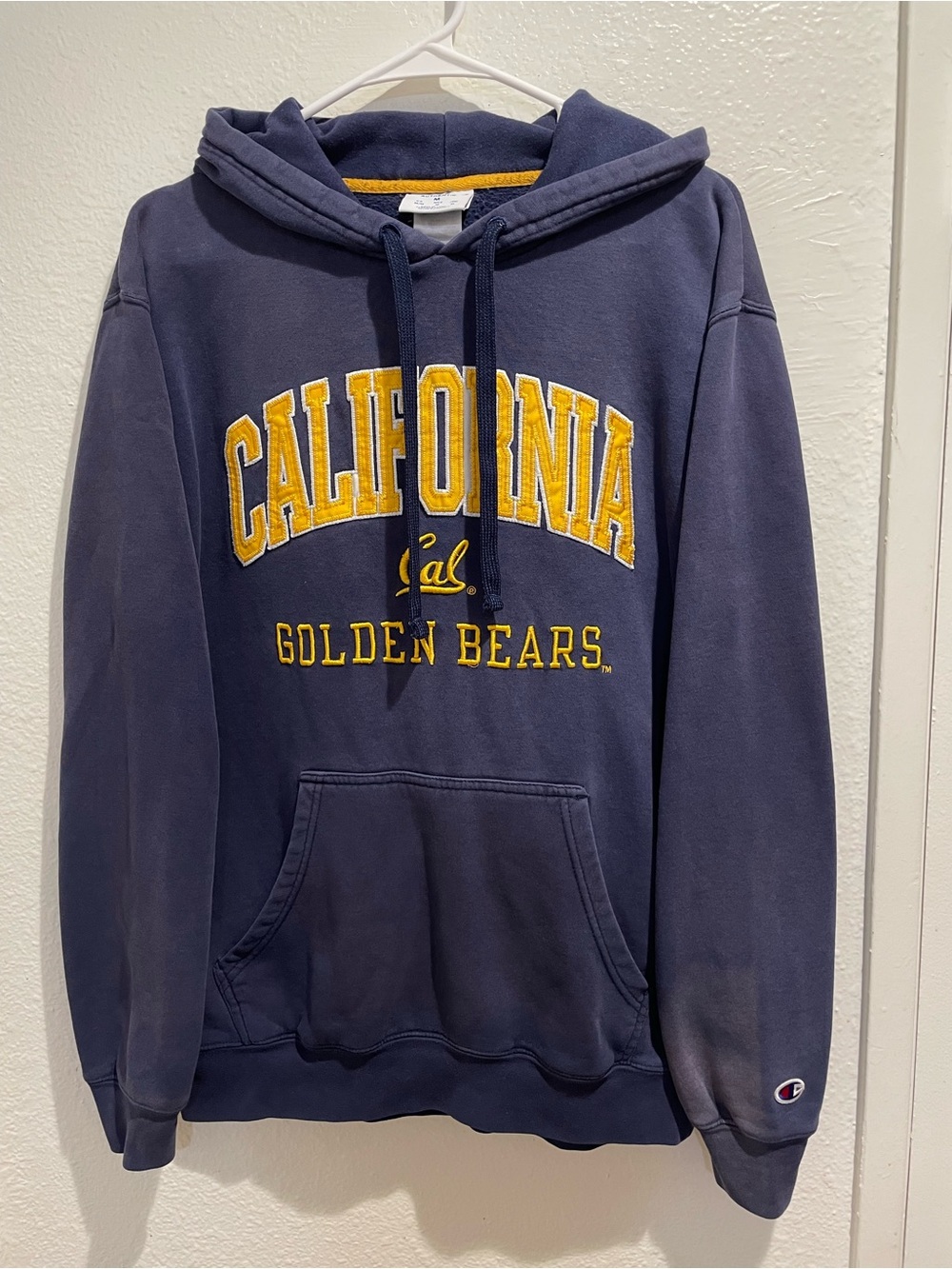 Champion UC Berkeley California Golden Bears Hoodie Navy Blue Men's M